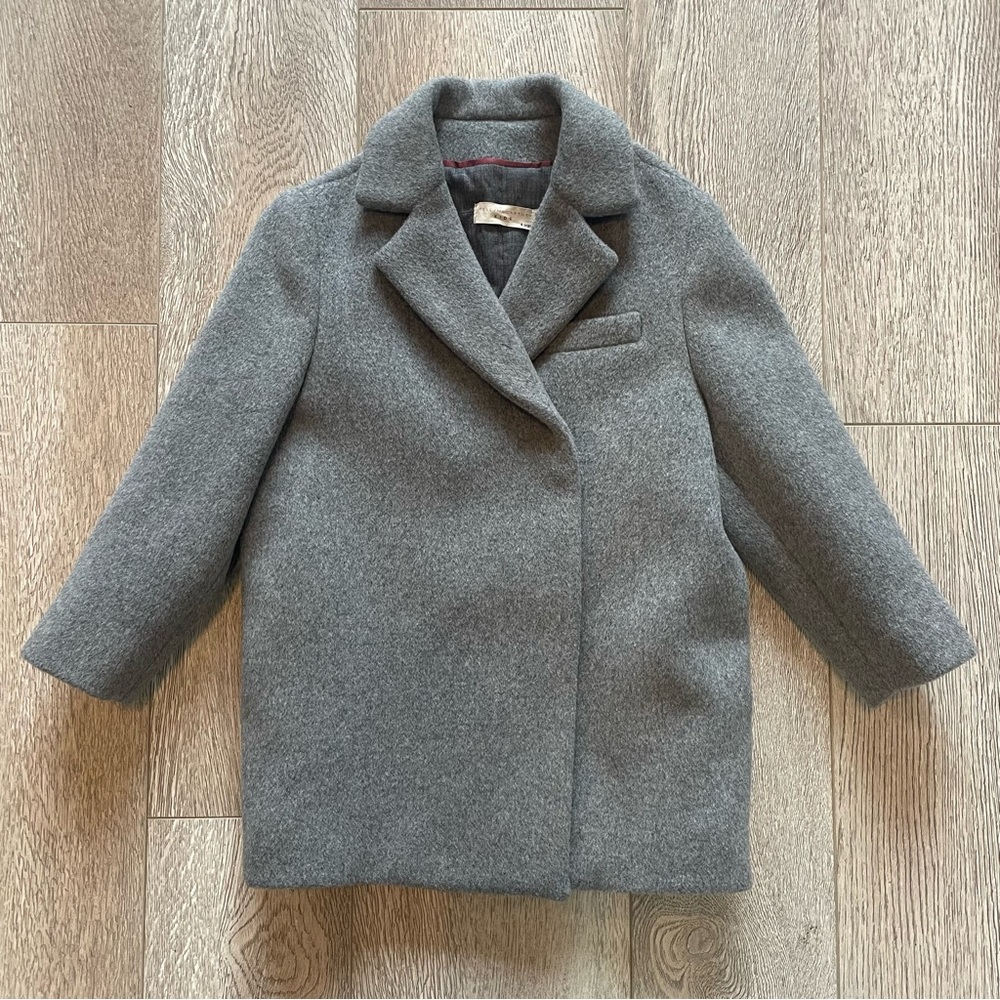 STELLA McCartney Kids Gray Peacoat